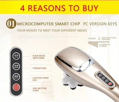 Massage Hammer Multi-functional Electric Massage Stick Handheld Cervical Massage Machine