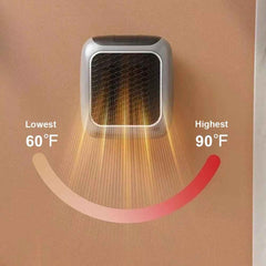 Turbo Mini Electric Heater Wall Mounted 800W