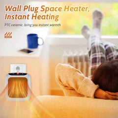 Turbo Mini Electric Heater Wall Mounted 800W