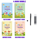 Pack of 04 Magic Practice Copybook