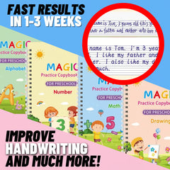 Pack of 04 Magic Practice Copybook